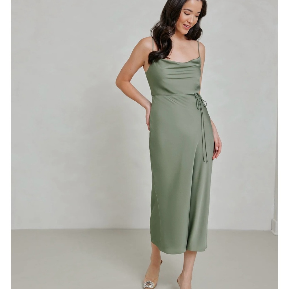 Park & Fifth Sage Green Dress - Picture 6 of 6